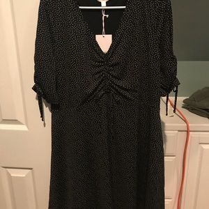 Black dress.. polka dots